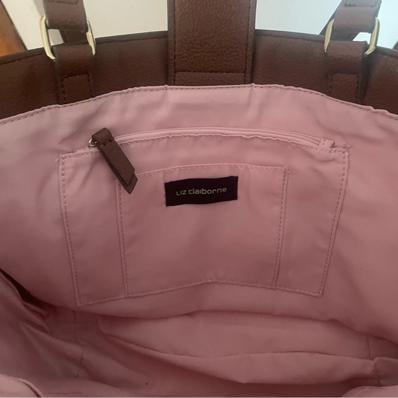 Liz Claiborne aloha tote bag tropical lush purse BNWT vacation palm trees - Picture 8 of 11